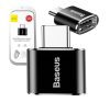Baseus USB-USB-C 2.4A adapter, fekete