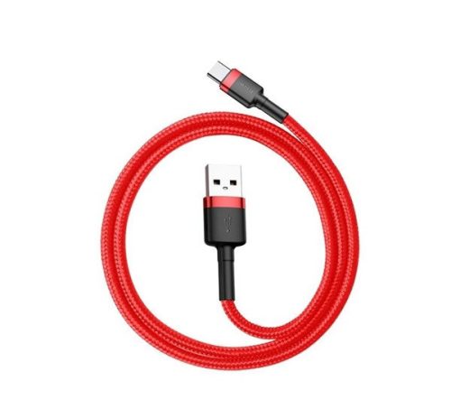 Baseus Cafule USB / USB-C töltő- és adatkábel 2A, 2m, piros