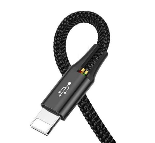 Baseus Fast 4in1 töltő- és adatkábel USB / 2x USB-C / Lightning / MicroUSB 3,5A, 1.2 m, fekete