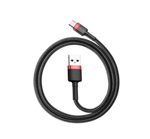 Baseus Cafule USB / USB-C töltő- és adatkábel, 2A, 2m, piros-fekete