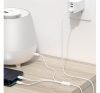 Baseus Superior Series 3in1 töltő- és adatkábel, USB / microUSB / USB-C / Lightning, 3,5 A, 1,2 m, fehér