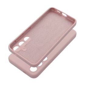   2mm Samsung Galaxy A34 5G szilikon hátlap tok, világos rózsaszín