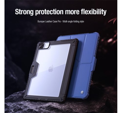 Nillkin Bumper Pro Apple iPad Pro 12.9 2020 / 2021 / 2022 oldalra nyíló tok, fekete