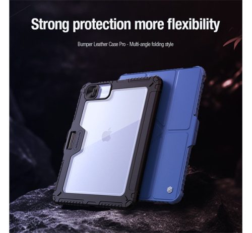 Nillkin Bumper Pro Apple iPad Pro 11 2024 / 2025 oldalra nyíló tok, fekete