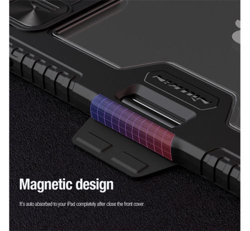 Nillkin Bumper Pro Apple iPad Pro 11 2024 / 2025 oldalra nyíló tok, fekete