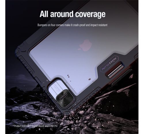 Nillkin Bumper Pro Apple iPad Pro 11 2024 / 2025 oldalra nyíló tok, fekete
