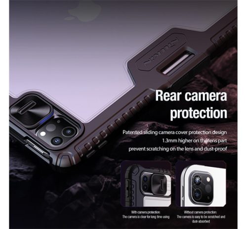 Nillkin Bumper Pro Apple iPad Pro 13 2024 / 2025 oldalra nyíló tok, fekete