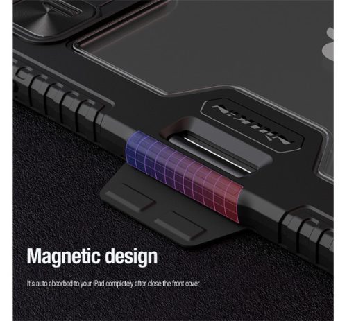Nillkin Bumper Pro Apple iPad Pro 13 2024 / 2025 oldalra nyíló tok, fekete