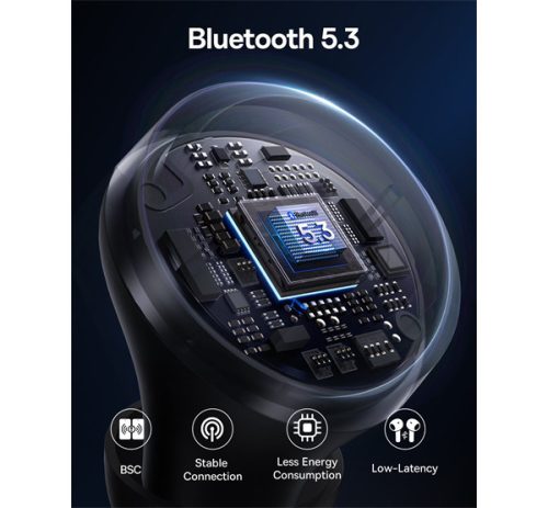 Baseus Bowie E18 bluetooth fülhallgató, fekete