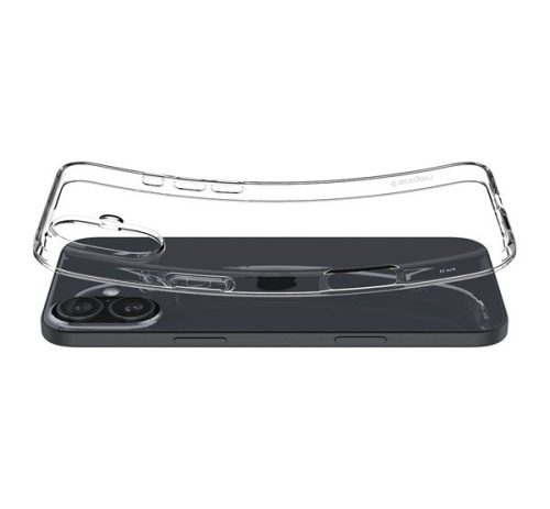 Spigen Liquid Crystal Apple iPhone 16 Plus tok, Crystal Clear, átlátszó ACS08064