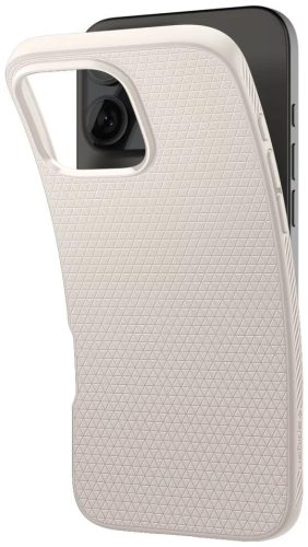 Spigen Liquid Air Apple iPhone 16 Pro tok, Natural Titanium, átlátszó-bézs, bézs ACS08120