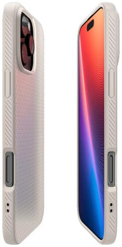 Spigen Liquid Air Apple iPhone 16 Pro tok, Natural Titanium, átlátszó-bézs, bézs ACS08120