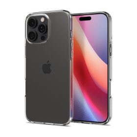   Spigen Liquid Crystal Apple iPhone 16 Pro tok, Crystal Clear, átlátszó ACS08112