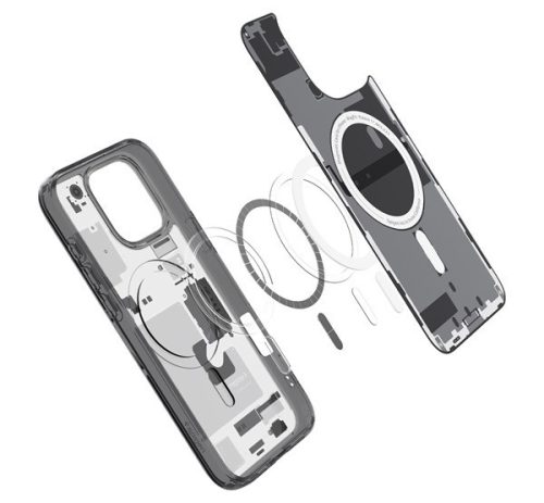 Spigen Ultra Hybrid MagFit Apple iPhone 16 Pro tok, MagSafe, Zero One, fekete ACS08135