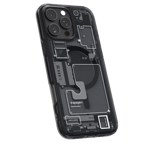 Spigen Ultra Hybrid MagFit Apple iPhone 16 Pro tok, MagSafe, Zero One, fekete ACS08135