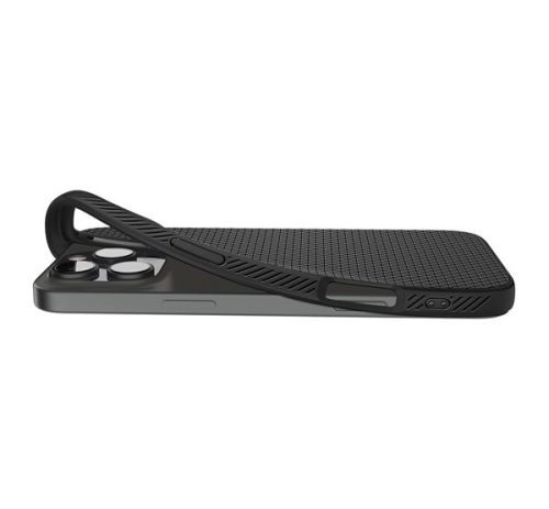 Spigen Liquid Air Apple iPhone 16 Pro Max tok, Matte Black, fekete ACS07988