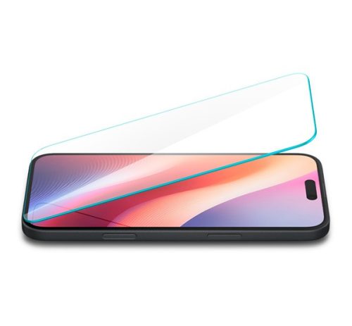 Spigen Glas.tR SLIM HD Apple iPhone 16 / iPhone 15 Tempered kijelzővédő fólia (1db) AGL06910