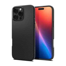   Spigen Liquid Air Apple iPhone 16 Pro tok, Matte Black, fekete ACS08117