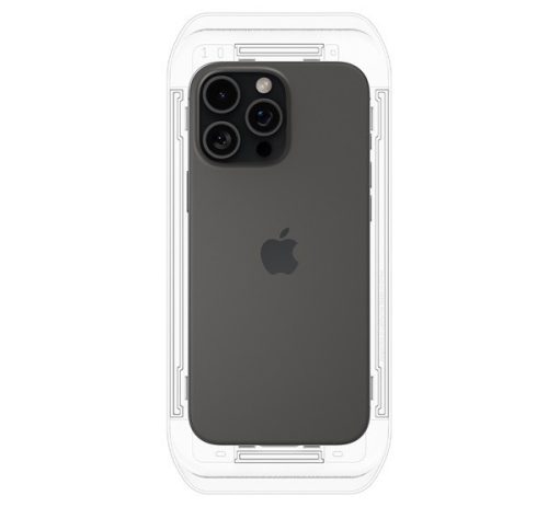 Spigen Glas.tR EZ Fit Apple iPhone 16 Pro Max / 17 Pro Max, tempered kijelzővédő fólia felhelyező kerettel (2db) AGL07907