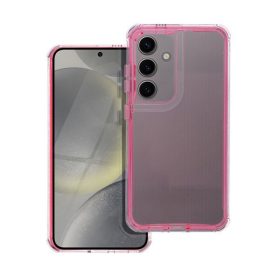   Matrix Samsung Galaxy A05s hátlap tok kameravédő peremmel, rózsaszín