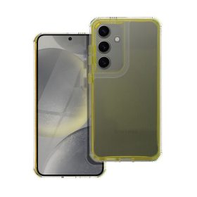   Matrix Samsung Galaxy A05s hátlap tok kameravédő peremmel, sárga