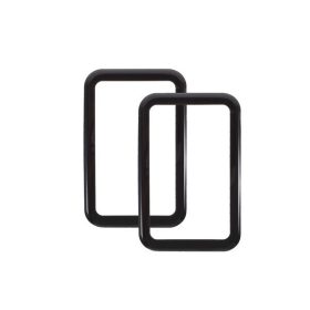   Huawei Honor Watch ES, Kijelzővédő fólia, ütésálló fólia (az íves részre nem hajlik rá!), Tempered Glass (edzett üveg), fekete, 2 db / csomag