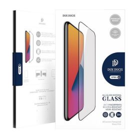   OnePlus 10T / Ace Pro, Kijelzővédő fólia, ütésálló fólia (az íves részre is!), Tempered Glass (edzett üveg), Dux Ducis, fekete