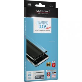   Realme 11 Pro / 11 Pro Plus, Kijelzővédő fólia, ütésálló fólia (az íves részre is!), MyScreen Protector, Diamond Glass (Edzett gyémántüveg), 3D Full Cover, fekete