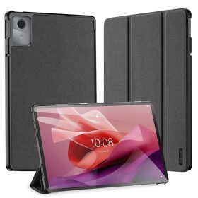   Lenovo Tab M11 (11.0) TB-330, mappa tok, Trifold, Dux Ducis Domo, fekete