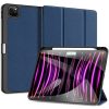 Apple iPad Pro 11 (2024 / 2025), mappa tok, Smart Case, érintőceruza tartó, Dux Ducis Domo, sötétkék