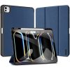 Apple iPad Pro 13 (2024 / 2025), mappa tok, Smart Case, érintőceruza tartó, Dux Ducis Domo, sötétkék
