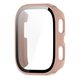   Amazfit Bip 6, Műanyag védőkeret, kijelzővédő felülettel, közepesen ütésálló, szíj nélkül, rózsaszín