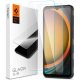 Samsung Galaxy Xcover 7 Pro SM-G766B, Kijelzővédő fólia, (az íves részre NEM hajlik rá!), Tempered Glass (edzett üveg), Spigen Glastr Slim, Clear, 2 db / csomag