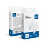 Blue Star hálózati töltő adapter USB-A + Lightning kábel, 1A, 5W, fehér