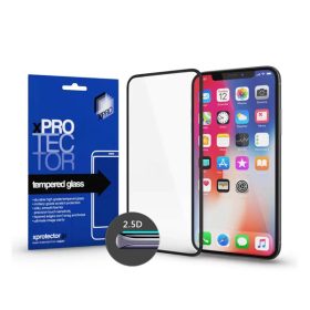  Xprotector Tempered Glass Full 2,5D 0,33 kijelzővédő üvegfólia Apple iPhone 16 Pro Max / 17 Pro Max, fekete