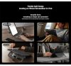 Nillkin Bumper Go iPad Pro 12.9 2020/2021/2022/ Air 13 2024 billentyűzetes hordozható tok háttérvilágítással, fekete