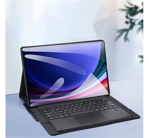 Dux Ducis DK Samsung Tab S10 Ultra/S9 Ultra/S8 Ultra kihajtható tok vezeték nélküli billentyűzettel, fekete