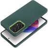 Frame Samsung Galaxy S25 közepesen ütésálló tok kameravédő kerettel, zöld