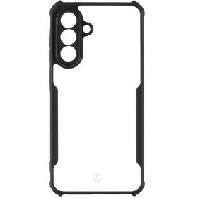   Tactical Quantum Stealth Samsung Galaxy A56 hátlap tok, átlátszó/fekete