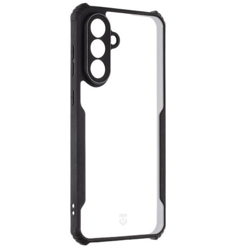 Tactical Quantum Stealth Samsung Galaxy A56 hátlap tok, átlátszó/fekete
