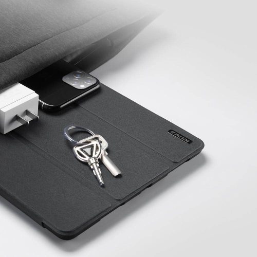 Dux Ducis Domo iPad Pro 11 (2018/2020/2021/2022) kihajtható tok pencil tartóval, fekete