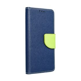 Fancy Xiaomi Redmi Note 13 Pro 4G flip tok, kék-lime