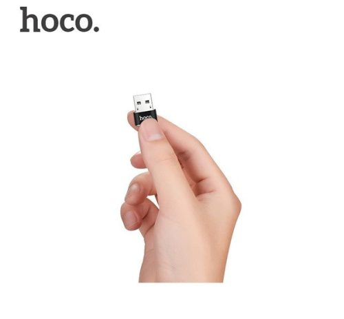 Hoco UA6 OTG adapter USB-A - USB-C, fekete
