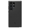 Spigen Core Armor Samsung Galaxy S24 Ultra tok, Matte Black, fekete ACS07194
