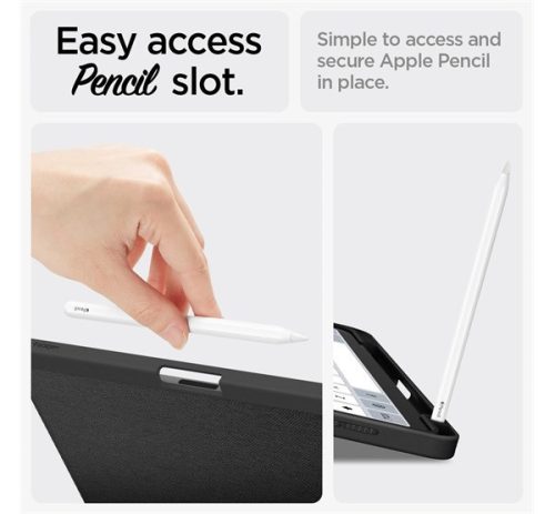 Spigen Urban Fit Apple iPad Air 11" (2024 / 2025 / 2026) / iPad Air 10.9" (2022 / 2020) tok, fekete