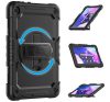 Tech-Protect Solid360 Samsung Galaxy A9+ tablet tok kitámasztóval, fekete