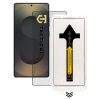 Tactical Impact Barrier Samsung Galaxy S25 Ultra tempered glass kijelzővédő fólia felhelyező kerettel