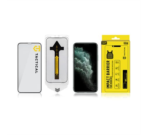 Tactical Impact Barrier Samsung Galaxy S25 Ultra tempered glass kijelzővédő fólia felhelyező kerettel