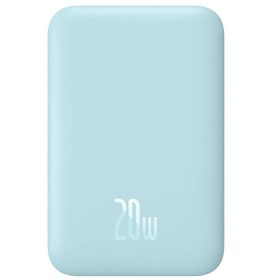   Baseus Magnetic Mini Powerbank / külső akkumulátor, USB-C port 6000mAh, 20W, kék