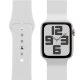 OBAL:ME Apple Watch 38/40/41mm szilikon szíj, S-M, fehér